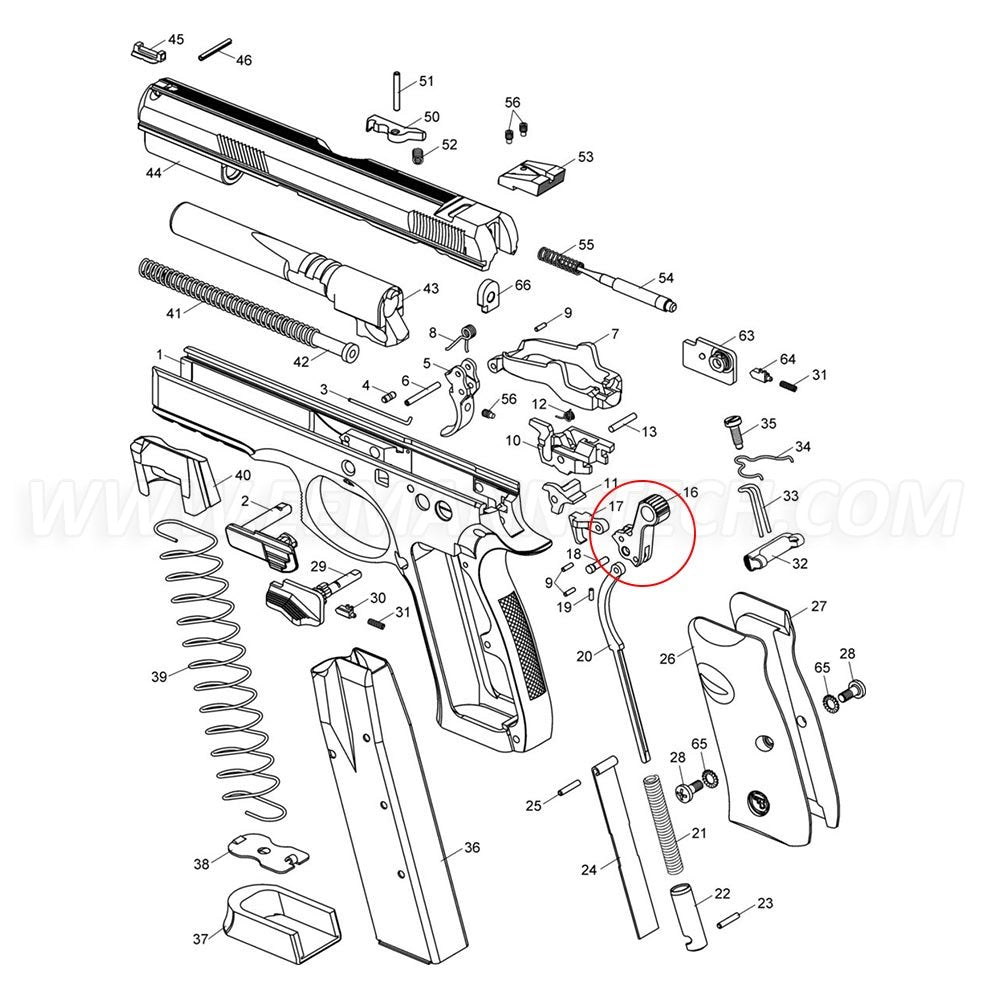 CZ Competition Hammer image 1