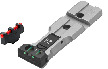 LPA WXT03F1 Sight Set for Smith and Wesson Revolver with Fiber Optic image 0