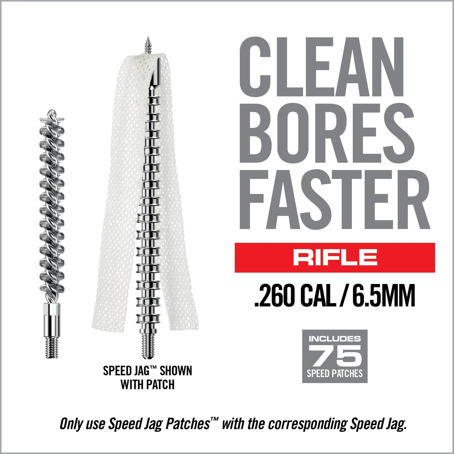 Real Avid Bore-Max Speed Clean Set - .260CAL/6.5MM image