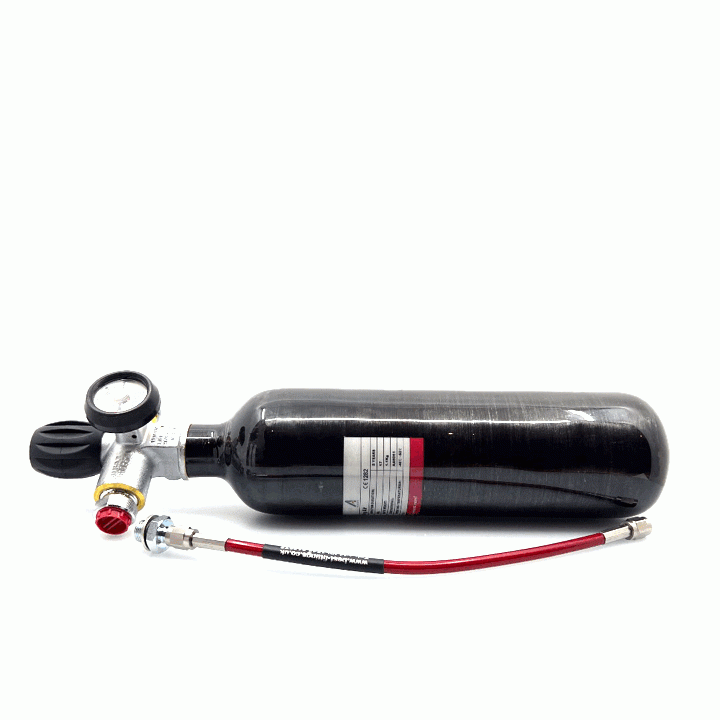 1.1Ltr Weekender 300 BAR “Weekender” Carbon Fibre Airgun Charging Cylinder image 1