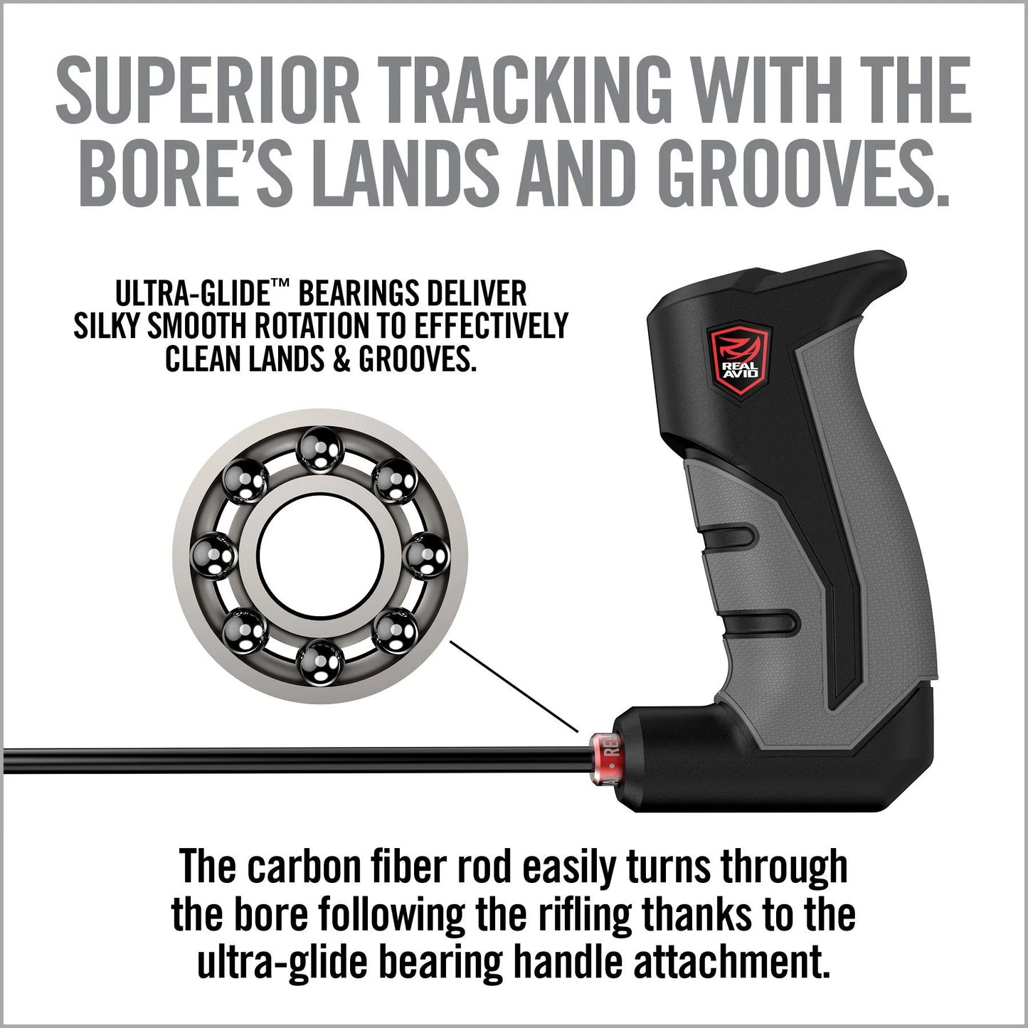 Real Avid Bore Max Smart Rod Carbon Fibre image 4