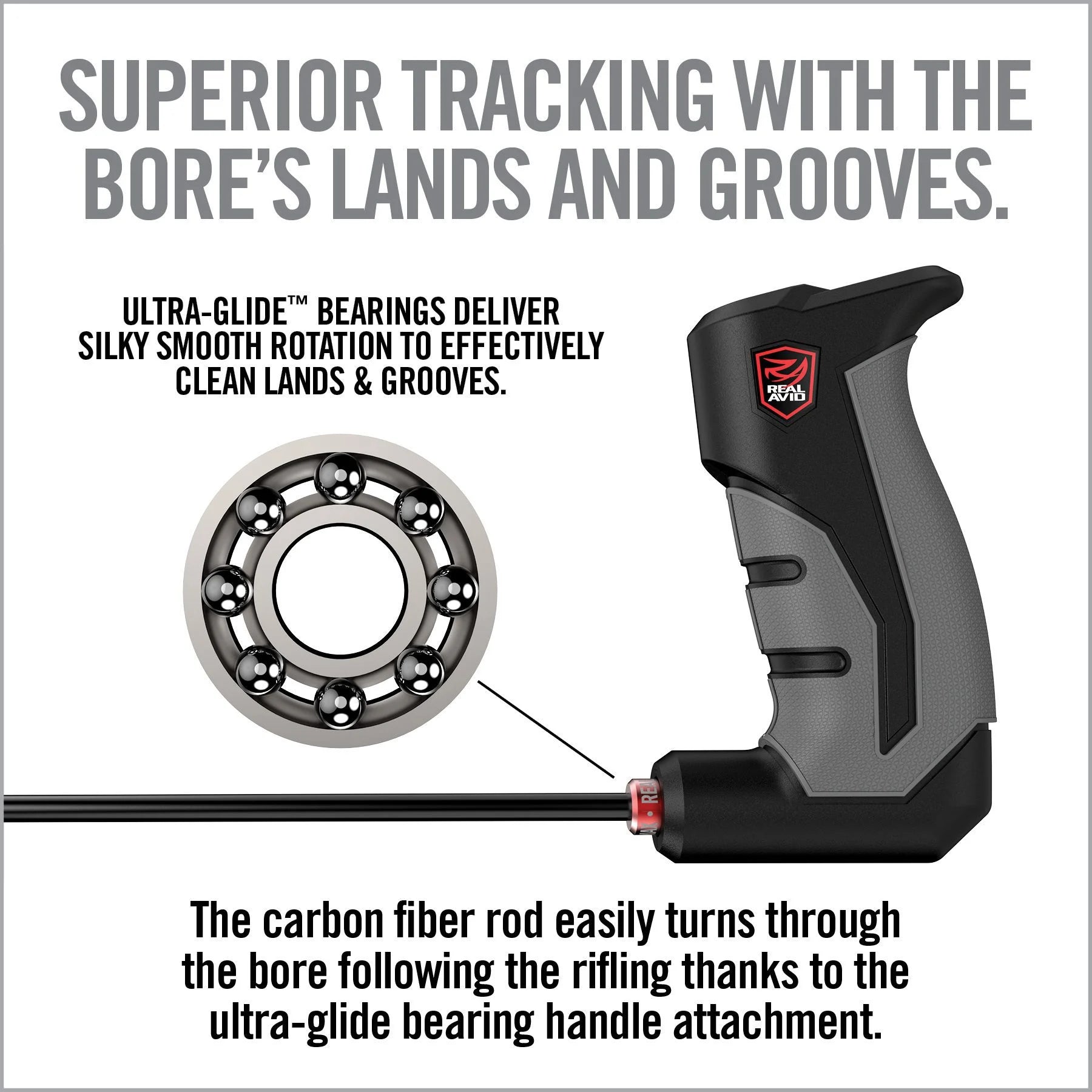 Real Avid Bore Max Smart Rod Carbon Fibre image 4