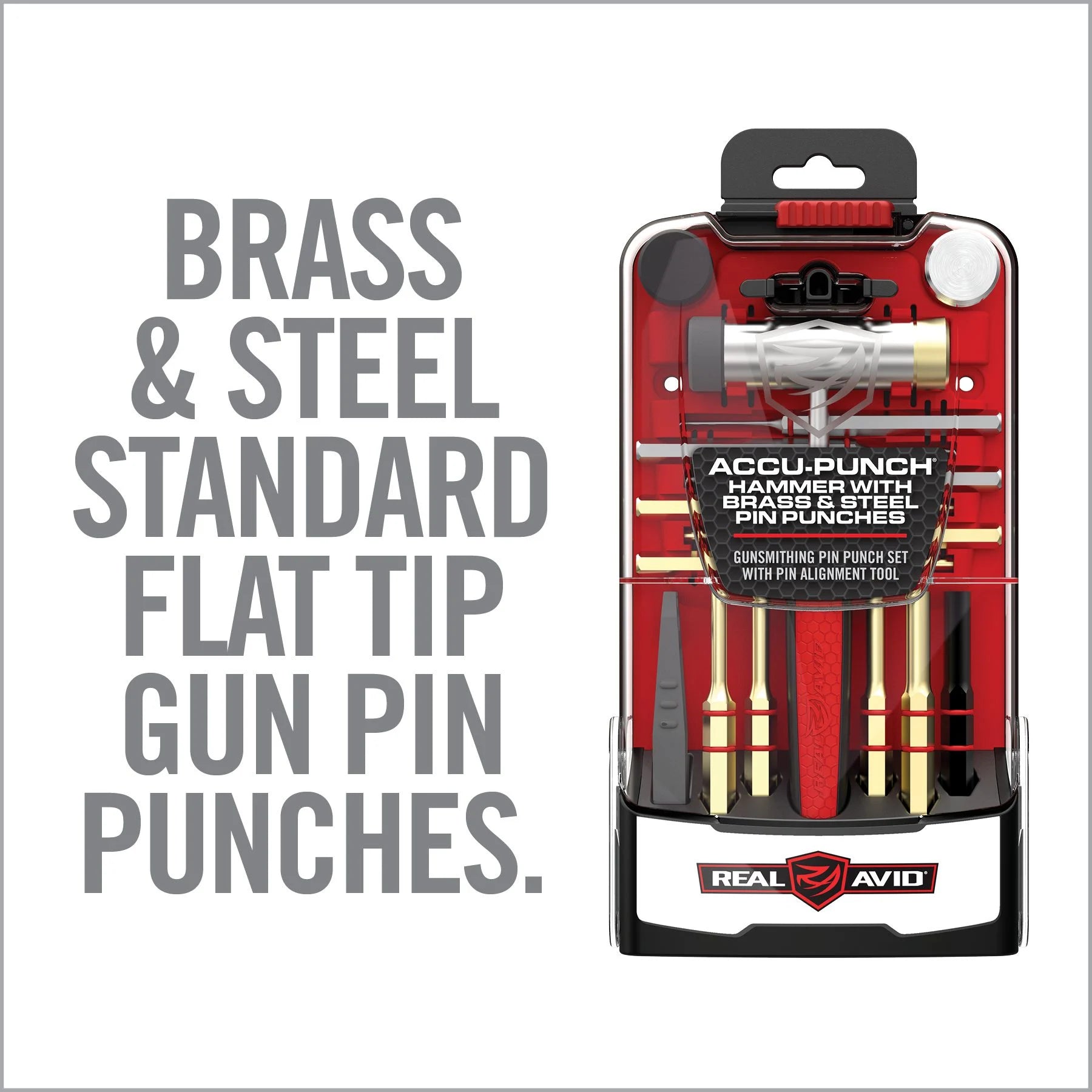 Real Avid Accu-Punch Hammer and Punches Brass image 9