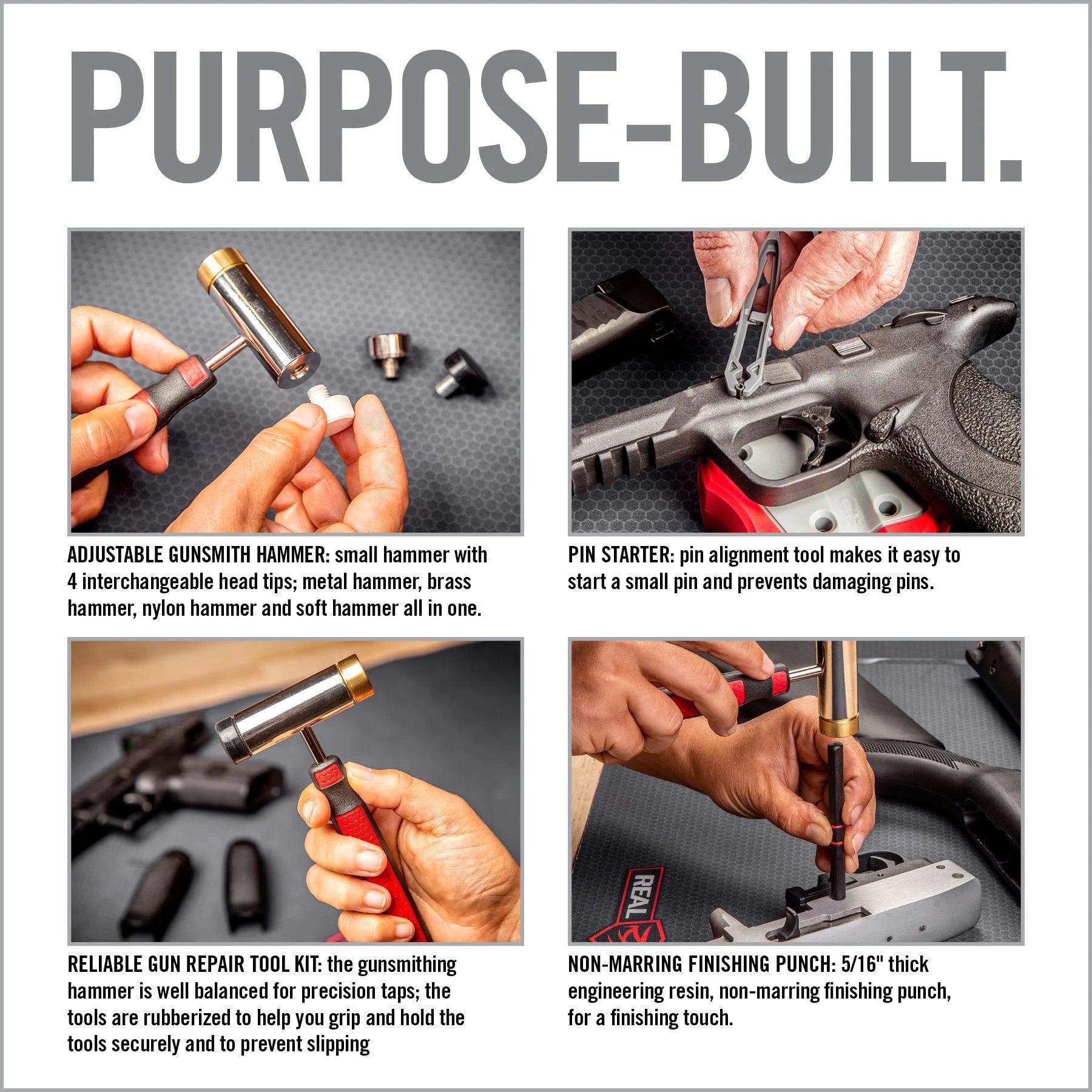 Real Avid Accu Punch Hammer and Roll Pin Set image 3