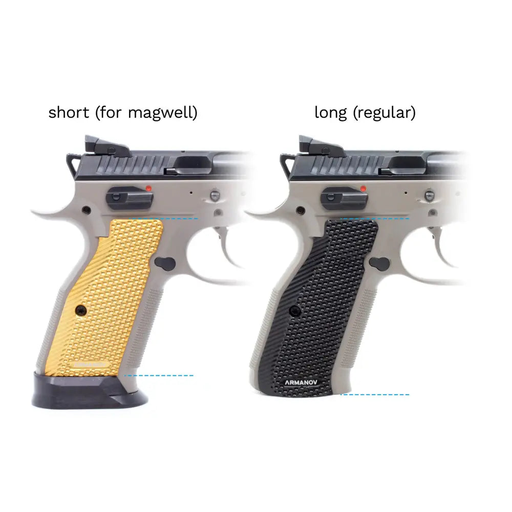 ARMANOV PGCZG2 SPIDERGO GEN2 PISTOL GRIPS FOR CZ SHADOW 2, SP-01 AND 75 SERIES