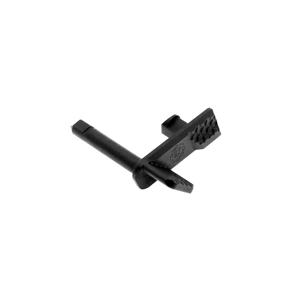 Eemann Tech Slide Stop with Thumb Rest for CZ 75 - BLACK