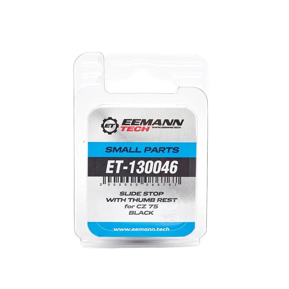 Eemann Tech Slide Stop with Thumb Rest for CZ 75 - BLACK